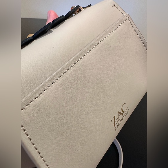 NWT Rare authentic Zac Zac Posen Eartha Mini Chain Leather Crossbody/bag - Picture 17 of 17